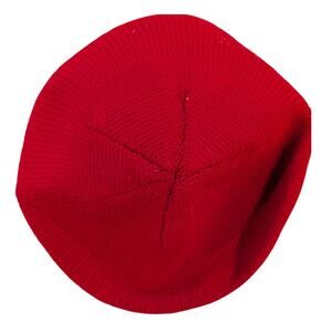 Red‎ Isotoner Knit Beanie, 8 inch diameter, warm, winter, stylish